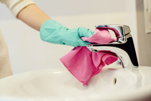 Hot water extraction process for carpet cleaning